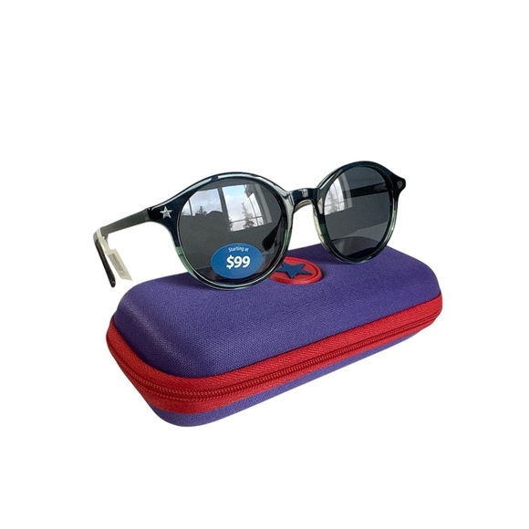 Elton John Eyewear Sunglasses for Men & Women Drama Blue 46-18-130 NEW - Picture 5 of 7